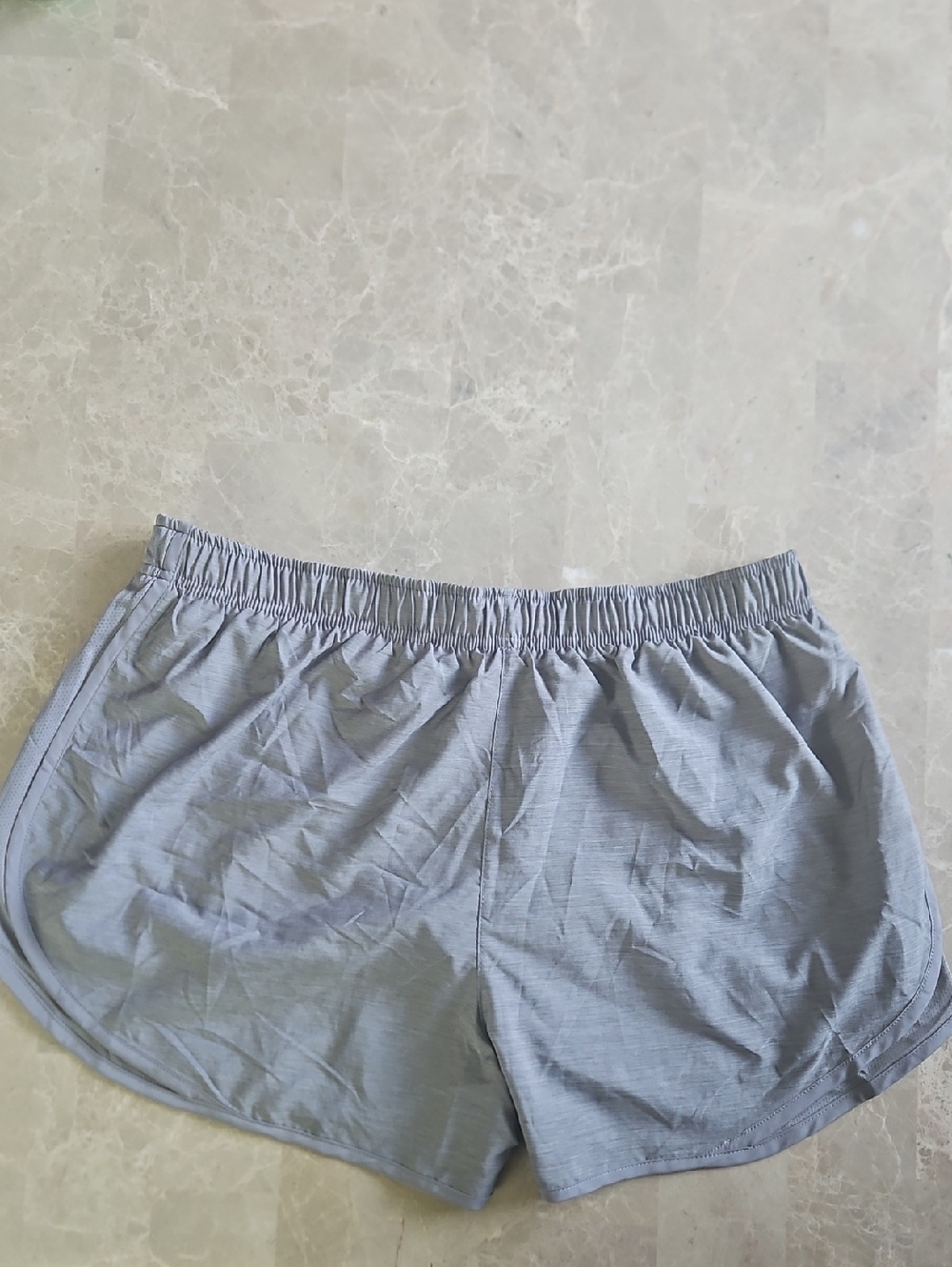 Nike Light Gray Womens Dry Fit Shorts Size Xl - Picture 7 of 9